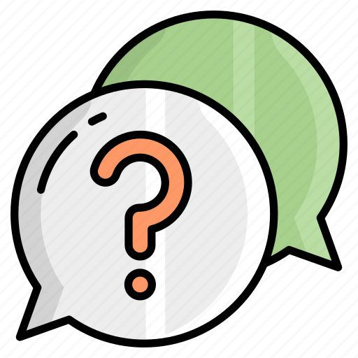 Question, question mark, query, queries, questioning, conversation, text icon - Download on Iconfinder