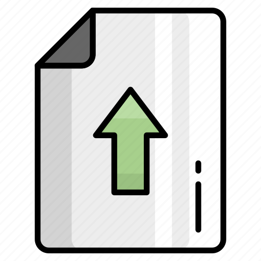 Uploading, file, data, storage, up arrow, archive, networking icon - Download on Iconfinder