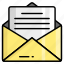mail, letter, message, communication, envelop, document, written message 