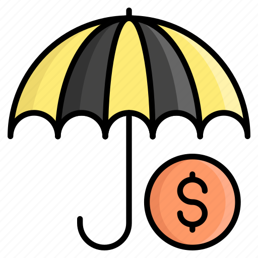 Insurance, umbrella, financial, indemnity, fiscal, cash, money icon - Download on Iconfinder