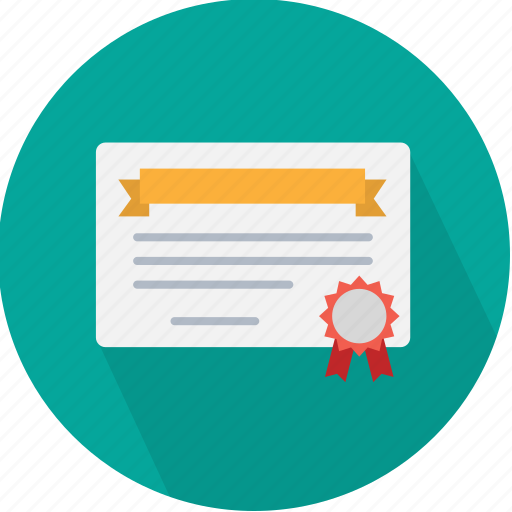 Achievement, award, certificate, diploma, document, seal, success icon - Download on Iconfinder