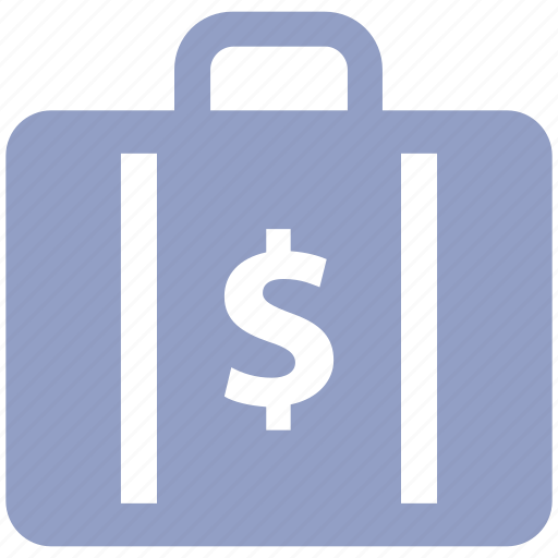 Bag, briefcase, dollar, dollar bag, office bag, suit case icon - Download on Iconfinder