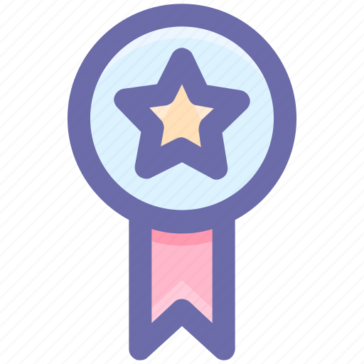 Award Badge Bravery Medal Premium Rank Star Icon Download On
