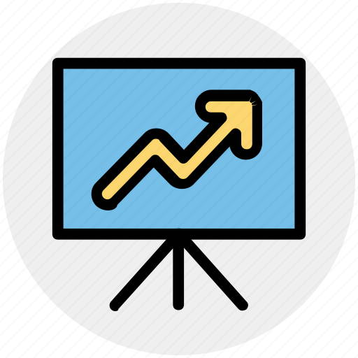 Analytics, board, business, chart, graph, presentation icon - Download on Iconfinder