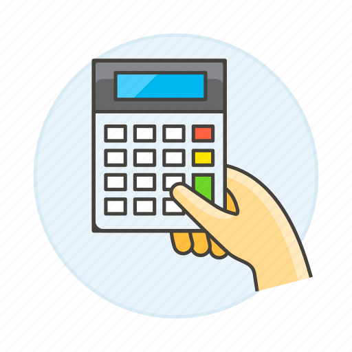 Hold, finance, math, business, invoicing, calculator, expense icon - Download on Iconfinder