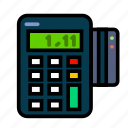 calculator, cashier, document, file, grafik, money