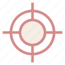 goal, objective, target icon