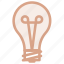 energy, idea, light, lightbulb icon 