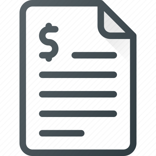 Bill, finance, invoice, paper, payment, receipt icon - Download on Iconfinder