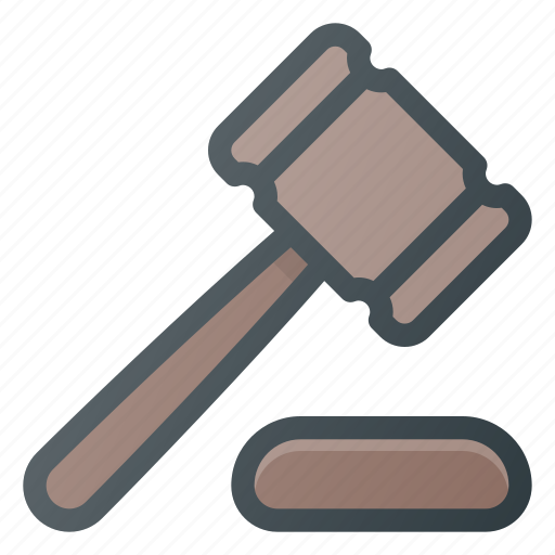 Auction, hammer, judge, justice, law, lawyer icon - Download on Iconfinder