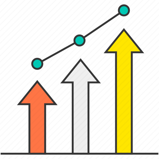 Analytics, arrow, chart, diagram, graph, growth, statistics icon - Download on Iconfinder