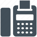 connection, contact, fax icon