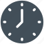 clock, office, time, wall clock icon 
