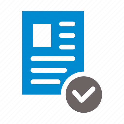 Approve file, business, corporate, group, office, select file icon - Download on Iconfinder