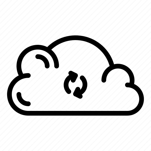 Arrows, cloud, refresh, storage icon - Download on Iconfinder