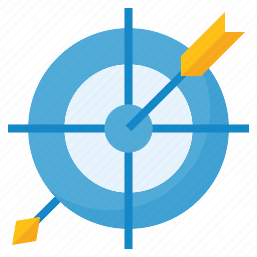 Arrow, bullseye, goal, target icon - Download on Iconfinder