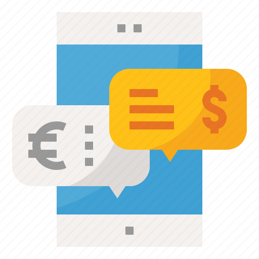 Chat, finance, message, money, phone, talk icon - Download on Iconfinder