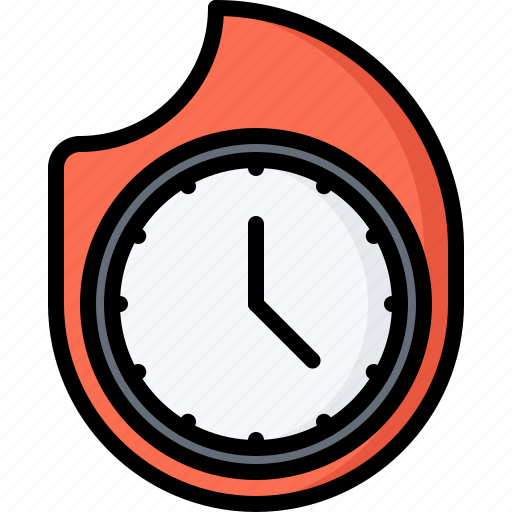 Business, clock, deadline, fire, job, office, time icon - Download on Iconfinder