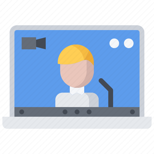 Business, call, conference, microphone, office, talk, video icon - Download on Iconfinder
