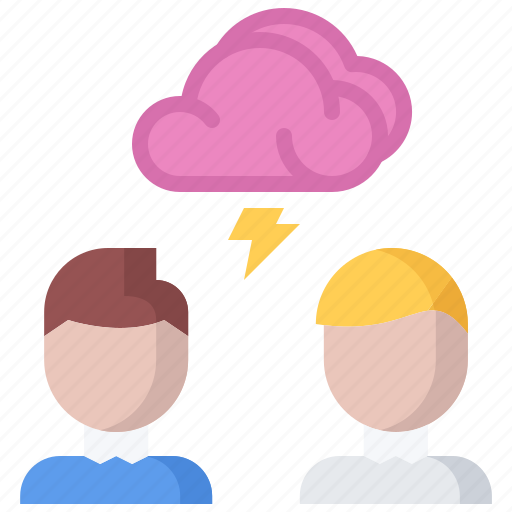 Brainstorm, business, idea, job, office, storm, work icon - Download on Iconfinder