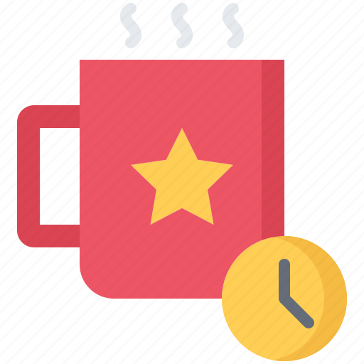 Break, business, clock, coffee, job, office, time icon - Download on Iconfinder