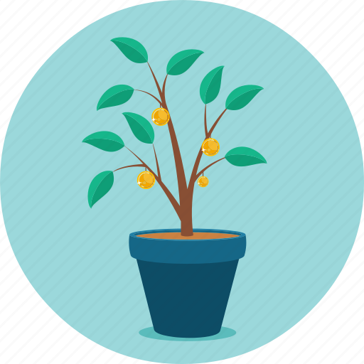 Growing, growth, money, money plant, mutual funds, plant icon - Download on Iconfinder
