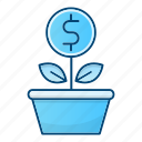business, growth, invest, money, plant