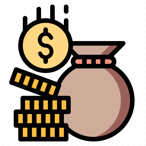 Cash, coins, currency, money, stack icon - Download on Iconfinder
