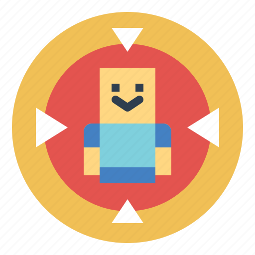 Aim, human, target, weapons icon - Download on Iconfinder