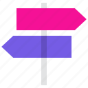 direction, signpost, crossroad, decision