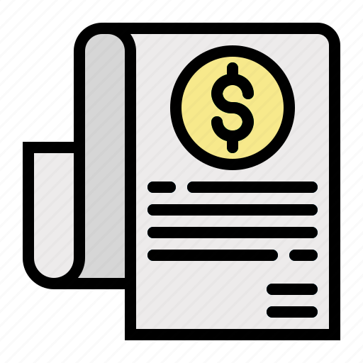 Bill, document, invoice, paid, receipt icon - Download on Iconfinder