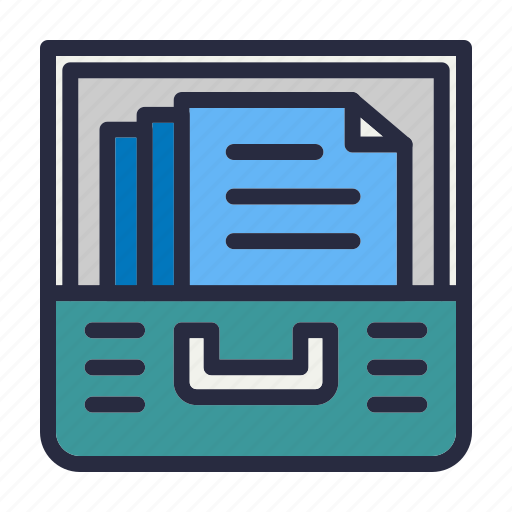 Archive, documents, drawer icon - Download on Iconfinder