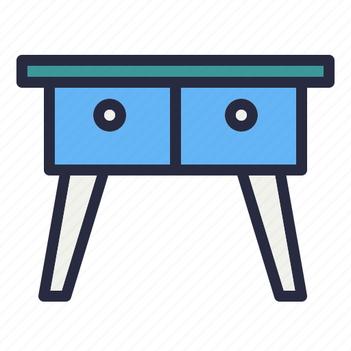 Desk, drawer, table icon - Download on Iconfinder