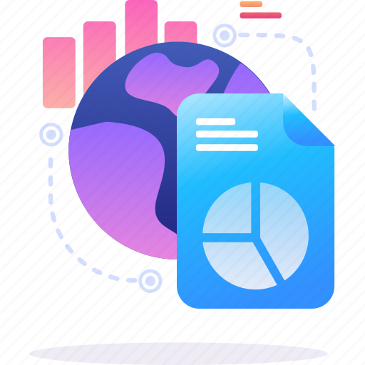 Bar, business, chart, report, world icon - Download on Iconfinder