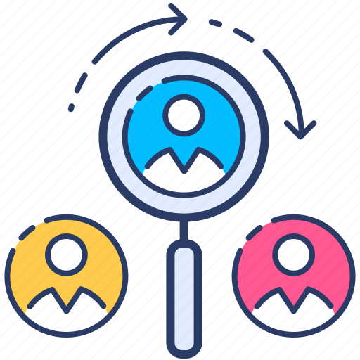 Find, human, people, resources, search icon, specialist, vacancy icon - Download on Iconfinder