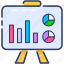 chart, presentation, reports, sales, statistics icon 