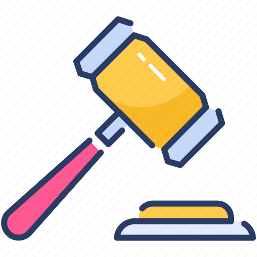 Gavel, gdpr, hammer icon, law, legal, penalties, tax icon - Download on Iconfinder
