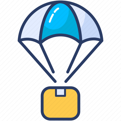 Air vehicle, delivery, box, cargo, parcel, remote location, shipping icon - Download on Iconfinder