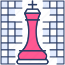 business, chess board, competitive sport, defeat, king, strategy icon