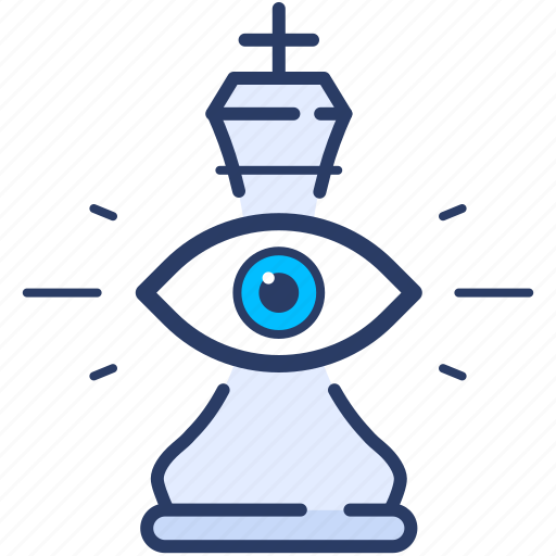Business ambition, challenge monitoring, chess game, strategic vision, target planning icon - Download on Iconfinder