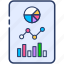 data analytics, data visualization, location analysis, predictive analytics icon 