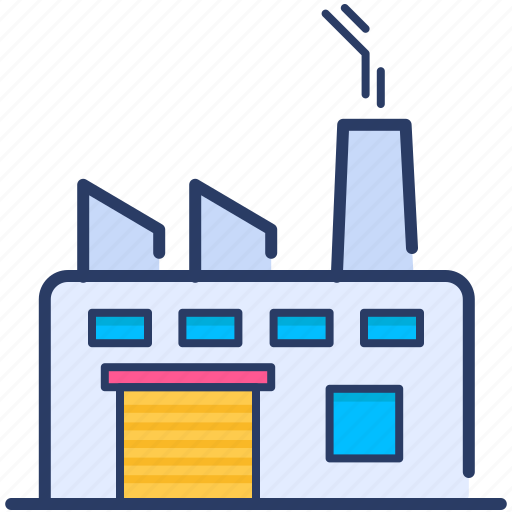 Building icon, energy, factory, industry, power, production icon - Download on Iconfinder