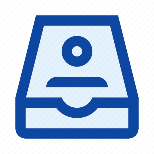 Box, card, dossier, drawer, index, profile, user icon - Download on Iconfinder