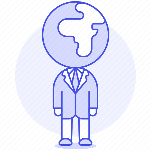Business, global, head, man, people, world icon - Download on Iconfinder