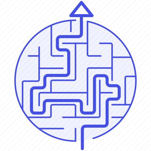Business, labyrinth, maze, perceptive, puzzle, strategy, success icon - Download on Iconfinder