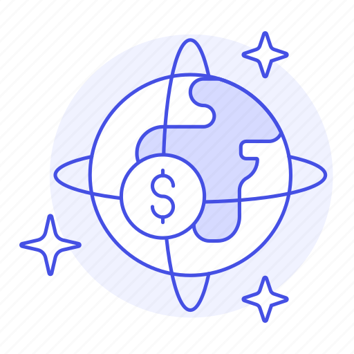 Business, circulation, currency, globe, metaphors, money, world icon - Download on Iconfinder