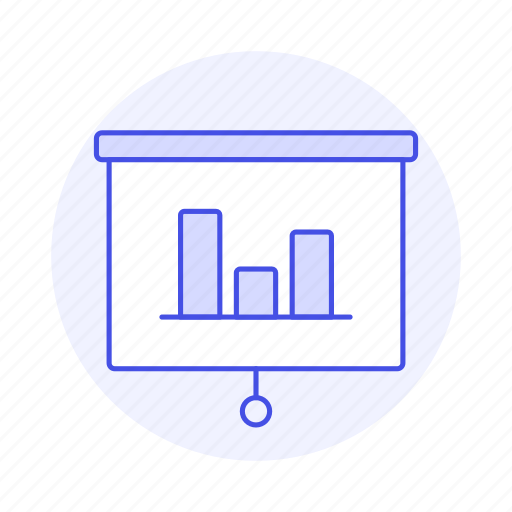 Bar, business, chart, graph, presentation, projection, projector icon - Download on Iconfinder