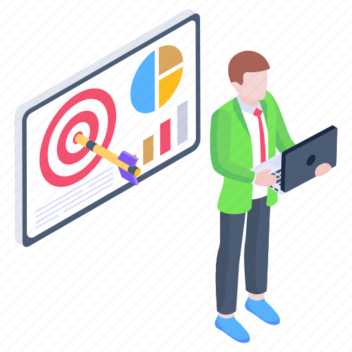 Target, business aim, business goal, business objective, business purpose illustration - Download on Iconfinder