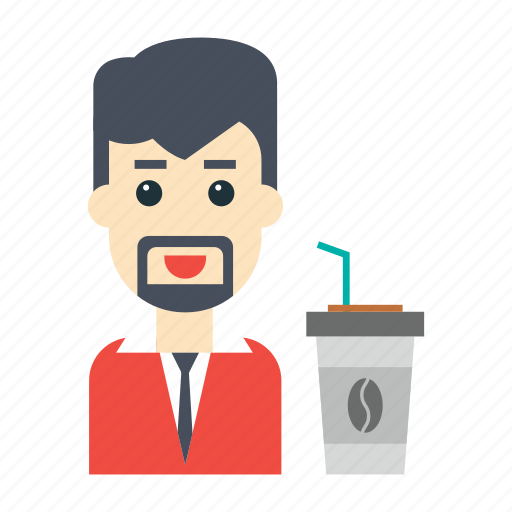 Coffee, drink, employee, papercup, user icon - Download on Iconfinder