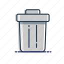 bin, delete, recycle, remove, trash